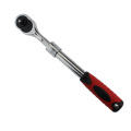 1/2 &quot;Extensible Drop forjado y liberación rápida Ratchet Socket Wrench con doble color TPR manejar